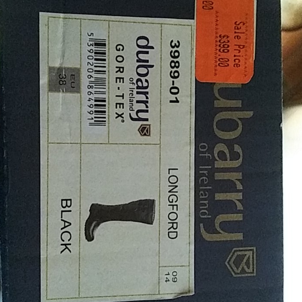 COPY - Dubarry Longford Black leather boots